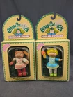 Vintage 1984 Cabbage Patch Kids Poseable Figures Lot Carin Hope Kari Jo 2nd Ed N