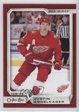 2018-19 O-Pee-Chee Red Justin Abdelkader #406 2a8