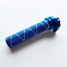 Apico Alu Throttle Tube w/Bearing - YZ65 18-25 YZ250 83-95 YZ490 83-90 - Blue