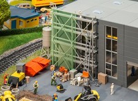 Faller 180345 Building Site Equipment Set 1:87 H0 Gauge # New In Ovp #