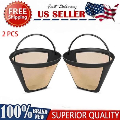 2 Pack Cuisinart GTF Gold Tone Coffee Filter for DTC-950 Coffee Maker