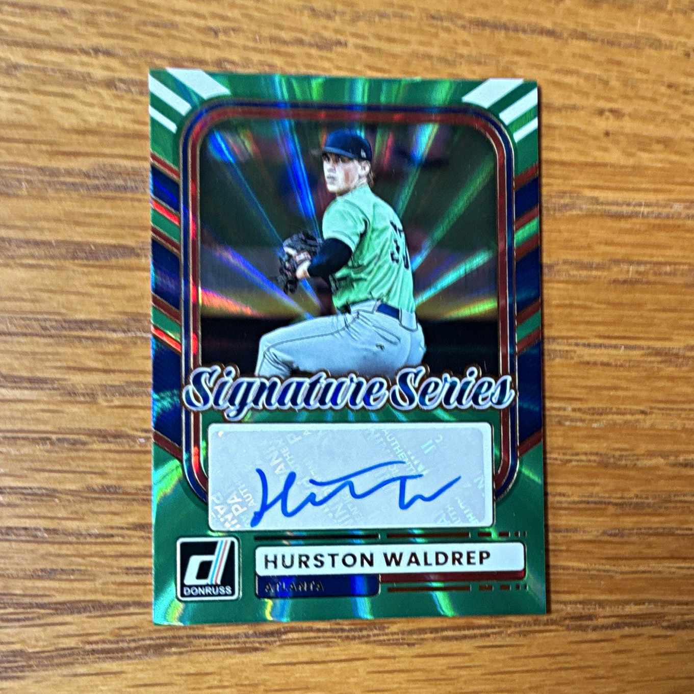 Panini Donruss 2024 Signature Series #SS-HW Laser Auto RC Hurston Waldrep