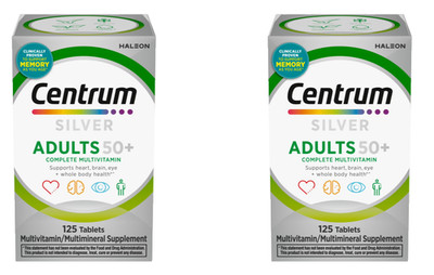 Centrum Silver Adults 50+ Multivitamin   2 Pack (250 Tablets Total)