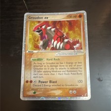 Pokémon Groudon ex Holo Rare EX Crystal Guardians 93/100 100 HP TCG Card on eBay