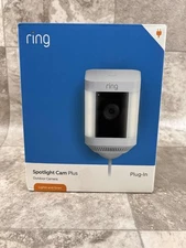 Ring Spotlight Cam Plus, Plug-in | Two-Way Talk, Color Night Vision and Siren