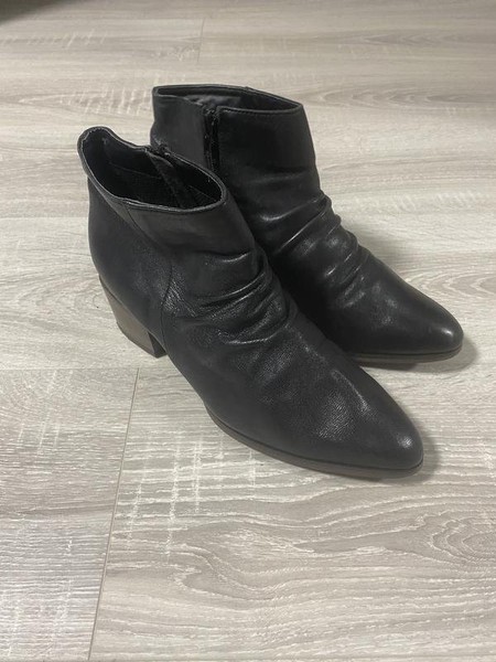 Women Andrea Cauti Boots Black Leather 40