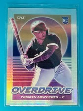 2021 Panini Chronicles - Overdrive Yermin Mercedes #8 Holo (RC)