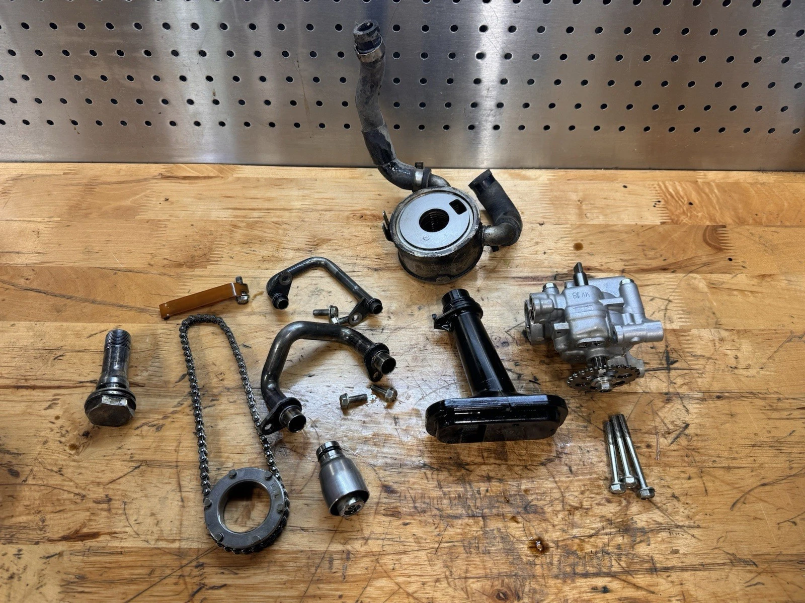 2007-2012 Honda CBR 600 RR CBR600rr Oil Pump Housing Cooler Chain