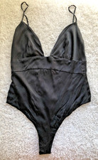 NWT For Love  Lemons SKIVVIES Scorpio Bodysuit Black Size S