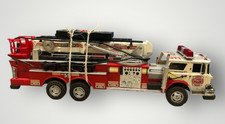 Vintage Bright Fire Engine 27" Long Wired Remote Fire Truck No. 55