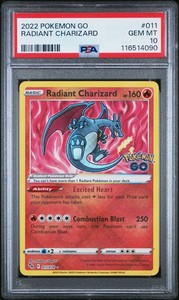 かがやくリザードン　radiant charizard ポケモンGO PSA10 かがやくリザードン radiant charizard ポケモンGO PSA10 - メルカリ