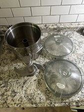 Robot Coupe 7qt Batch bowl Lid and S-Blade OEM 2 Lids Authentic Replacements