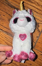 Cherie Unicorn Beanie Boo TY Plush With Tag 6  