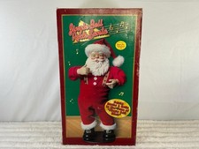 Vintage Jingle Bell Rock Santa Musical Dancing Claus 1st Edition 1998 Working