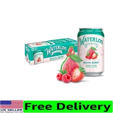 12-Pack Guava Berry Sparkling Water – Zero Cal, Sugar-Free, Refreshingly Exotic
