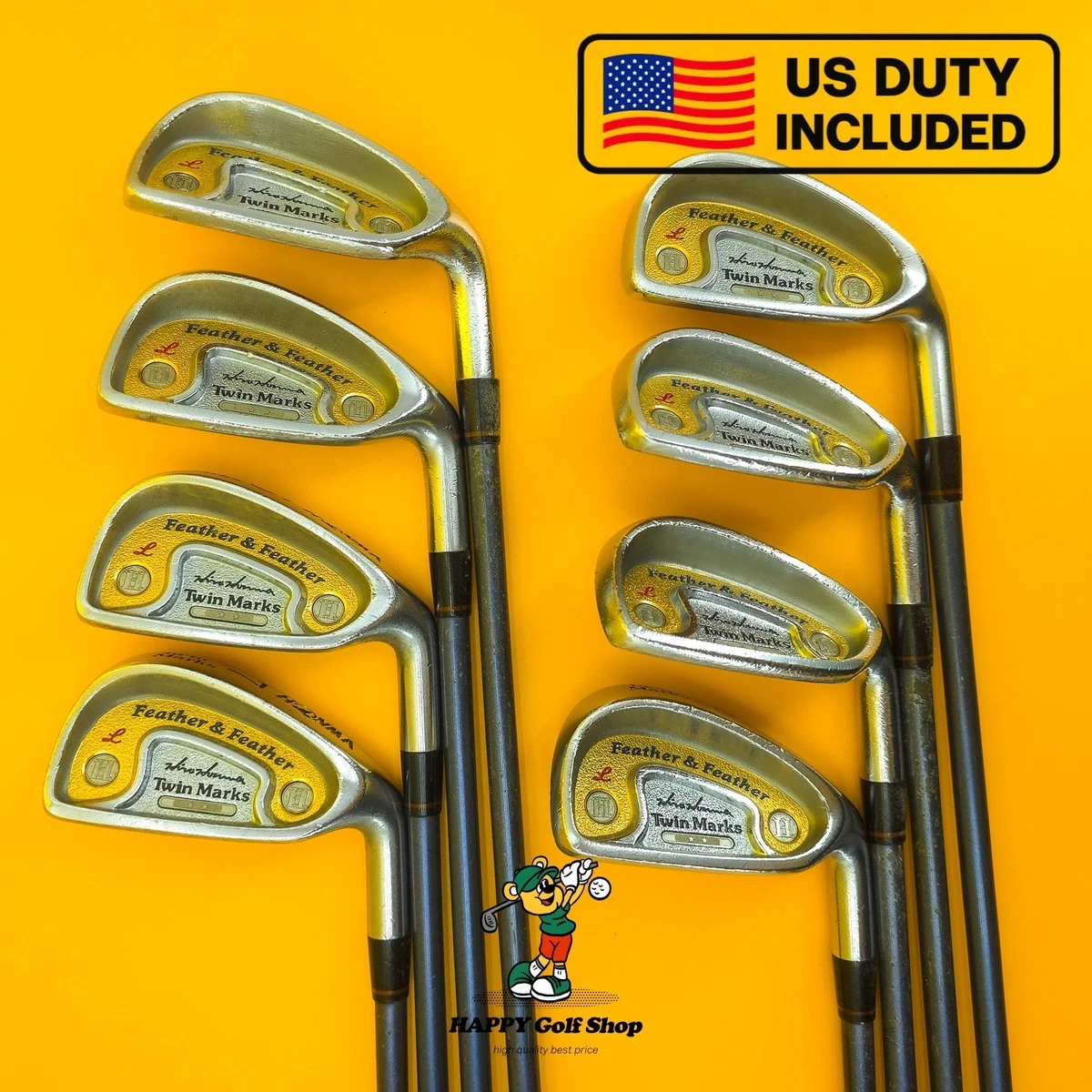 Ladies Honma 2-Star Twin Marks Feather & Feather Iron Set 5-11, SW | Ladies Flex