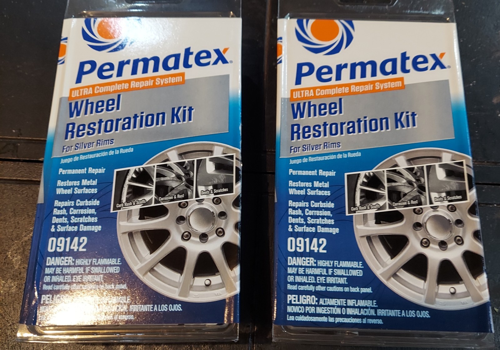 2 PERMATEX WHEEL RESTORATION KITS 09142 new