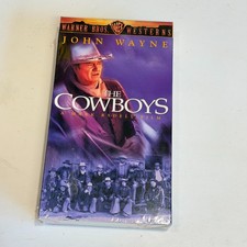 The Cowboys VHS Sealed 1997 Warner Bros Watermarks John Wayne Western Classic