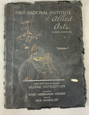 C1930s First National Institute of Allied Arts Guitar Instructions Vol 1 - B10