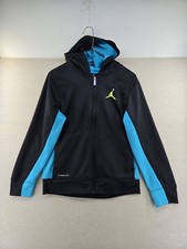 Nike Jordan Hoodie Boy  s Youth L 12-13 Therma-Fit Full Zip Sweatshirt Black