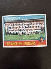 1976 Topps Baseball-Los Angeles Dodgers Team Checklist Mgr. Alston #46;Unmarked