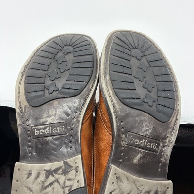 Bed Stu Boots Mens 10 Brown Distressed Leather Wingtip Lace  display picture 2