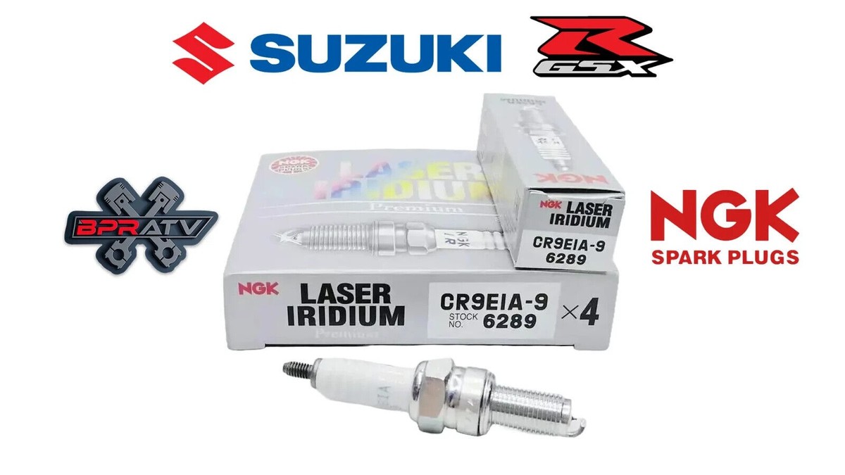 NGK CR9EIA-9 Iridium Spark Plugs Suzuki GSX-R600 750 1000 1300