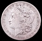 1884-S Morgan Dollar $1 Better Date San Francisco Silver Coin VF-XF Detail 💎