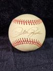 Pete Rose Signed Rawlings Baseball Autograph Reds Auto Black Pen