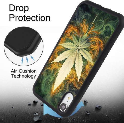 For Samsung A12 A13 A14 A15 A16 A54 A71 Happy Cannabis people weed Aluminum Case - 第 24/25 張圖片