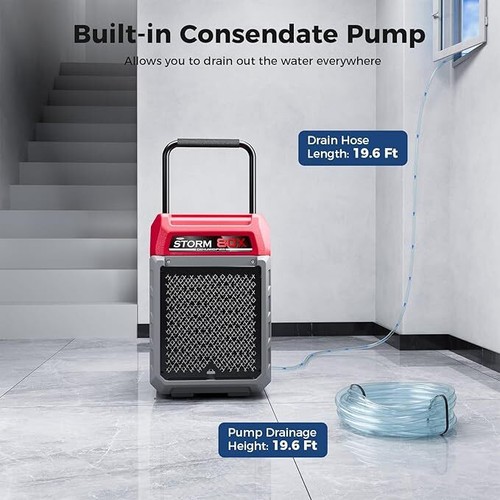 ALORAIR 170 PintS Storm 80X Commercial Dehumidifier with Pump for Home Job New - Picture 4 of 9