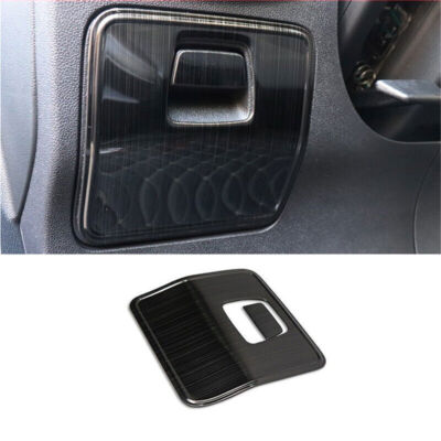 For 19-20 Ford Focus ST cover trim storage box handle Main driver Black steel