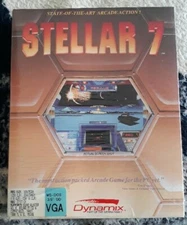 VINTAGE PC GAME: Stellar 7,  1990, Dynamix. VGA, 3.5" DD Disks, VERY GOOD CONDIT