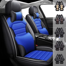 Car Seat Covers PU Leather 5 Seats Seat Protector Universal Fit for Most Cars