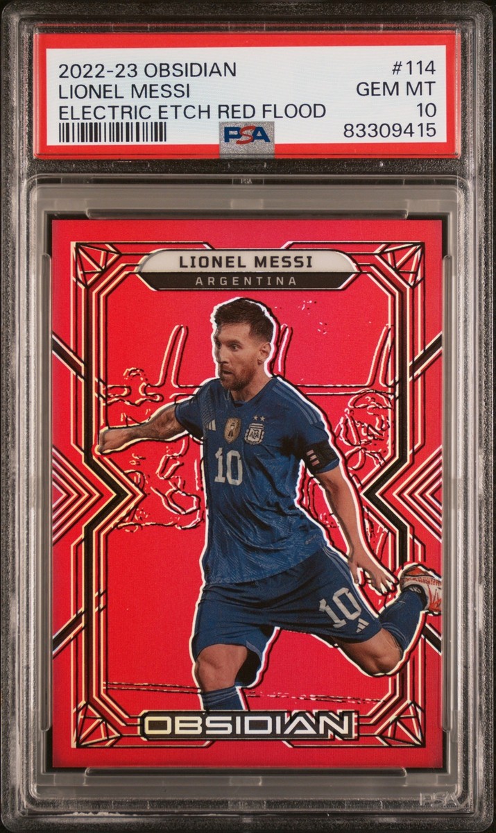 OBSIDIAN LIONEL MESSI ユニフォームカード OBSIDIAN LIONEL