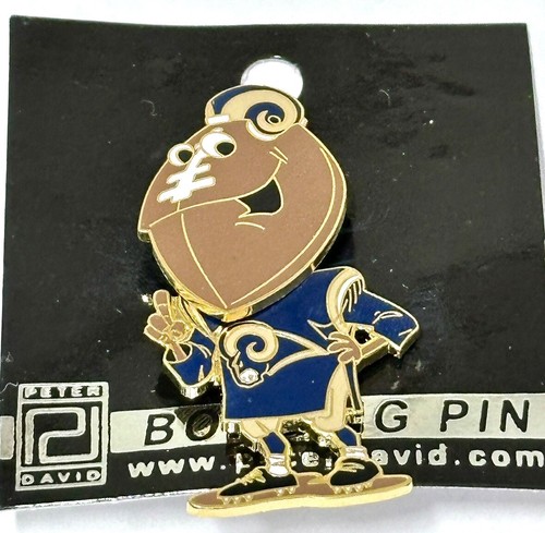 Los Angeles Rams Pin Vintage NFL Football Lapel Pin Bobble Head . | eBay
