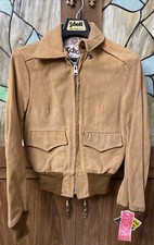 Nwt Nos Vtg Women’s Schott Leather Bomber Motorcycle Jacket Style 352w Size 8