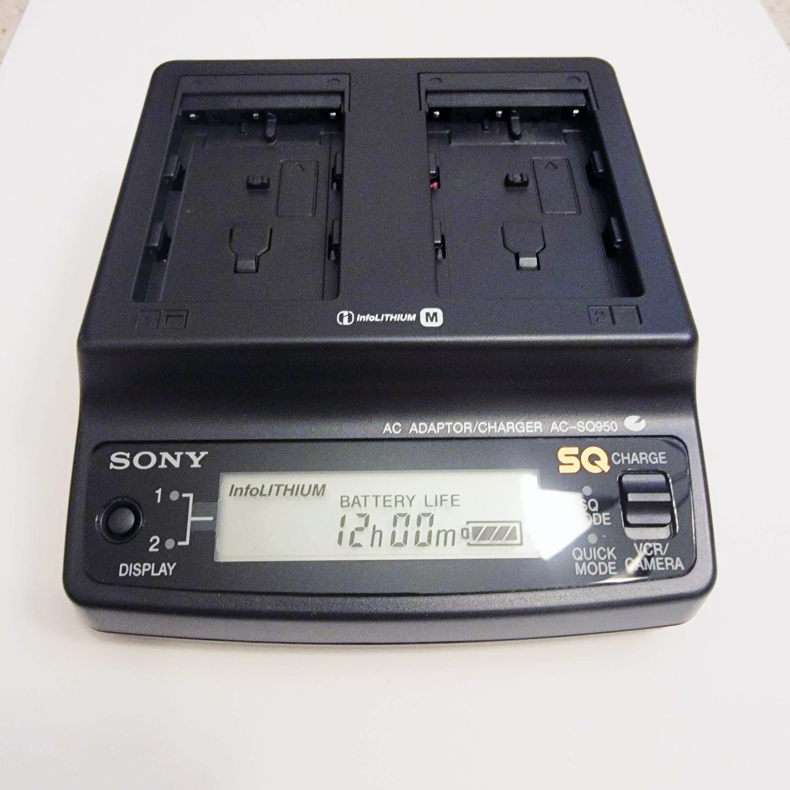 Sony M Series AC/DC Adapter and Dual Battery Charger