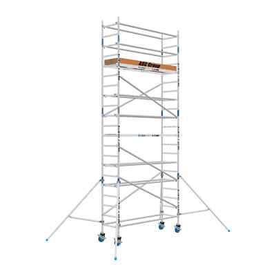 ASC Rollgerüst, Fahrgerüst Alu | Arbeitshöhe 7,3 m | Quick Lock, Breite 75 cm