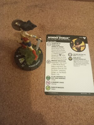 Heroclix - WW 80TH - Wonder Woman #059a SR + Schwert der Athene #S004