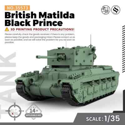 MRY-SFW SS35573 1/35 Military Model Kit British Matilda Black Prince