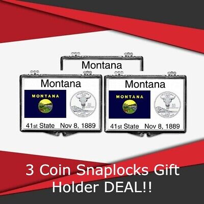 Montana State Flag Details about  / Edgar Marcus Snaplock Holder