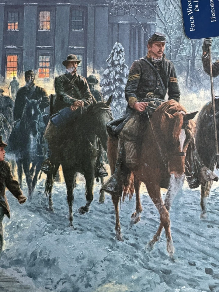 Mort Kunstler - Winter Riders - Impresión coleccionable de la Guerra Civil - Raleigh NC Foto 3 de 4