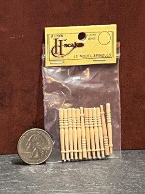 Dollhouse Miniature Porch Spindles #7009 1:24 half scale B276 Dollys Gallery