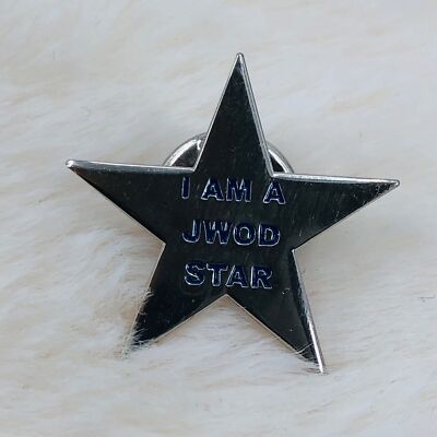 I Am a JWOD Star Silver Tone Ability One Lapel Pin