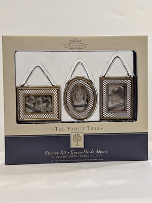 Hallmark Keepsake Ornament The Family Tree Starter Kit Brass Frames 2005 QEP1308
