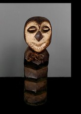 Alte, stammes&uuml;bliche gebrauchte Lega Figur aus Kongo ADE 1