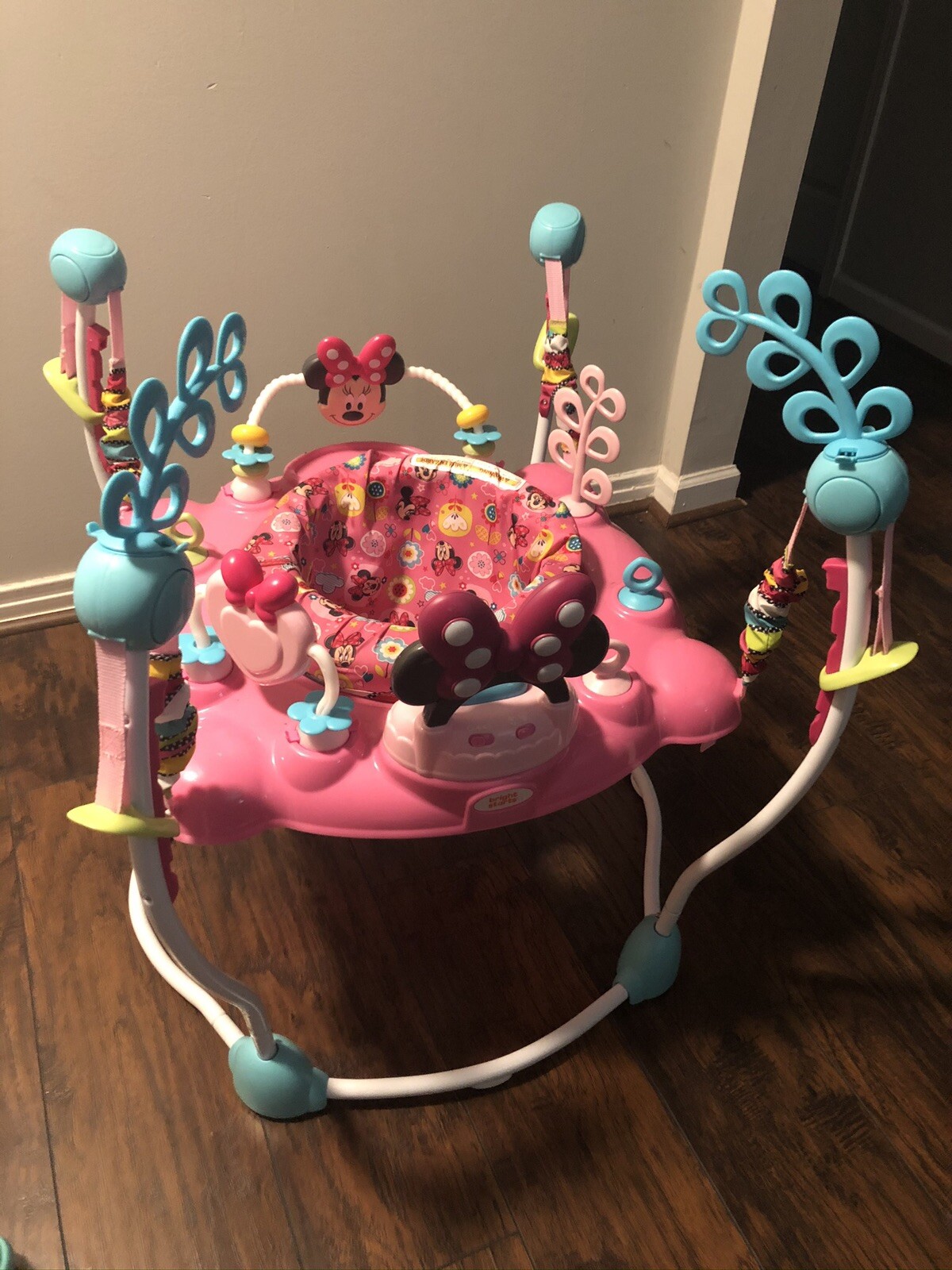 minnie mouse peekaboo activity jumper