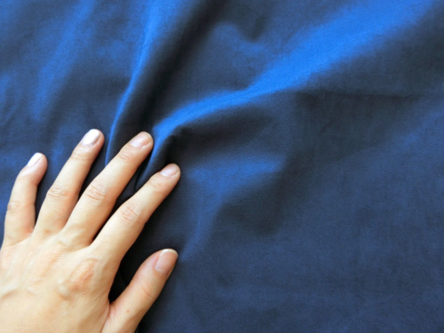 Admiral Blue Medium Authentic Premium Alcantara Microfibre Suede-like Fabric2.2M - Picture 2 of 11