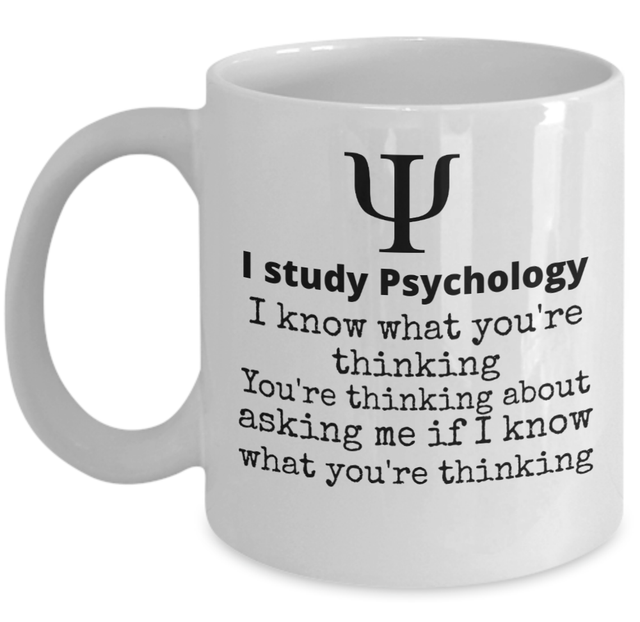 Funny student definition gag psychologist coffee mug gift I study